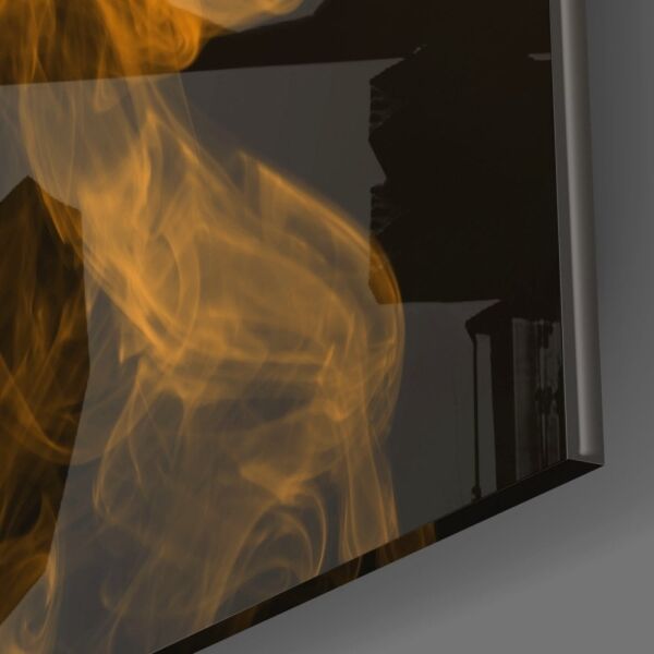 Sarı Duman Cam Tablo