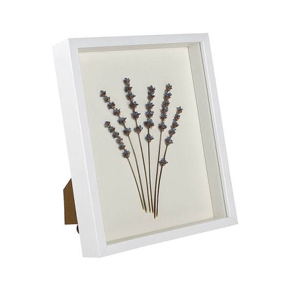 Ahşap Derin Hatıra Kutusu Beyaz 22x27 cm