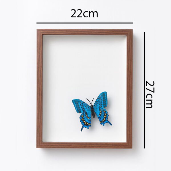 Ahşap Derin Hatıra Kutusu Kahverengi 22x27 cm