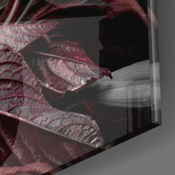 Çiçekler Cam Tablo