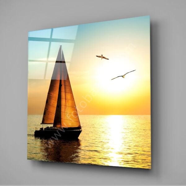 Yelkenli Cam Tablo