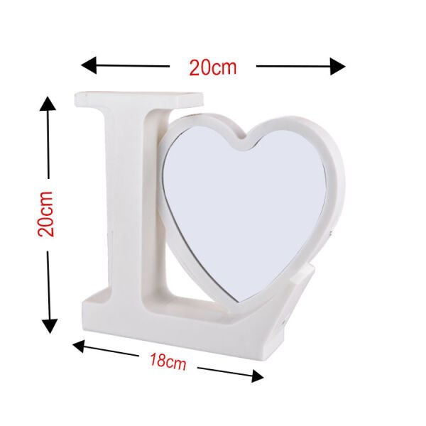 Fotoğraflı Love Sihirli Ayna 19x20 cm