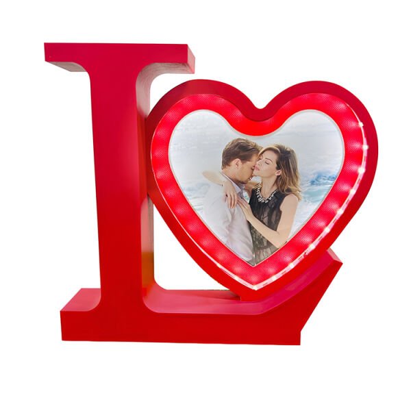 Fotoğraflı Love Sihirli Ayna 19x20 cm