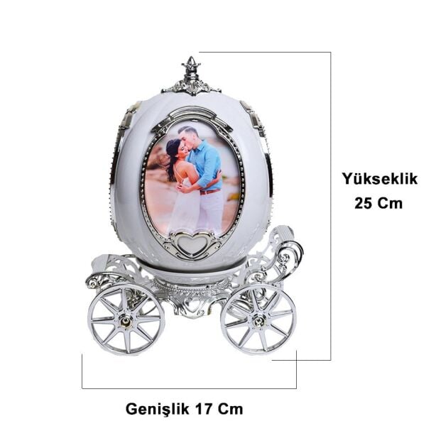 4 Fotoğraflı Müzikli Fayton Çerçeve