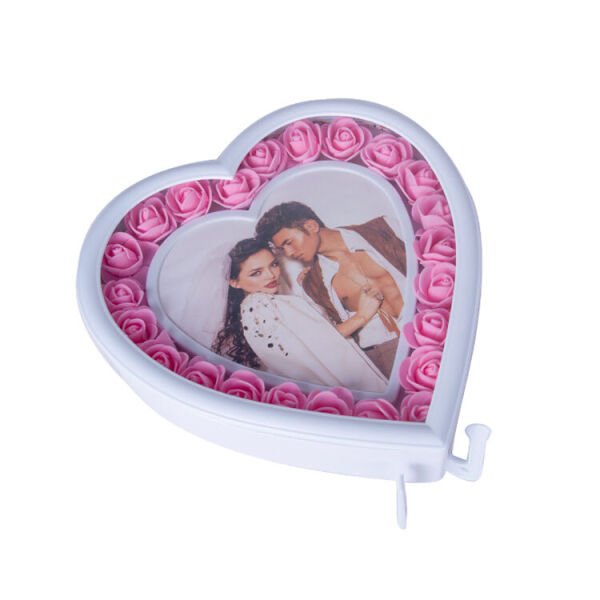 Led Işıklı Güllü Fotoğraf Çerçevesi 22x23 cm