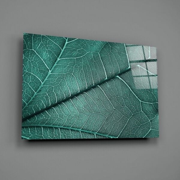 Yaprak Dokusu Cam Tablo