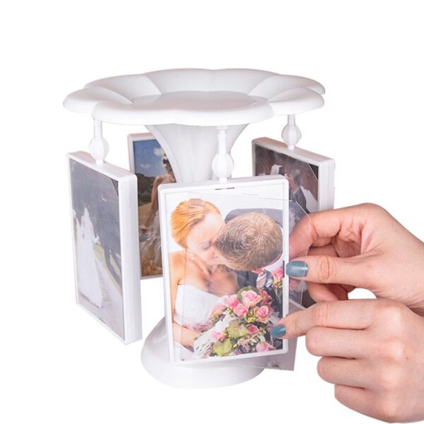 8 Fotoğraflı 360 Derece Dönen Salıncak Fotoğraf Çerçevesi