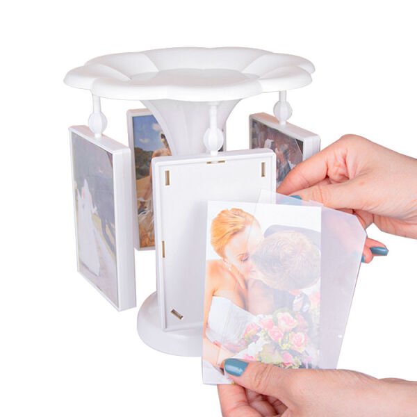 8 Fotoğraflı 360 Derece Dönen Salıncak Fotoğraf Çerçevesi