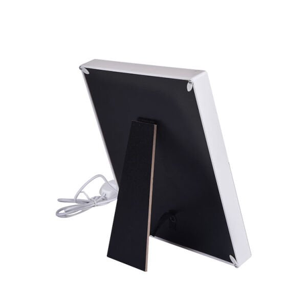 Sihirli Led Ayna Fotoğraf Çerçevesi (Kalpli) 18x21 cm
