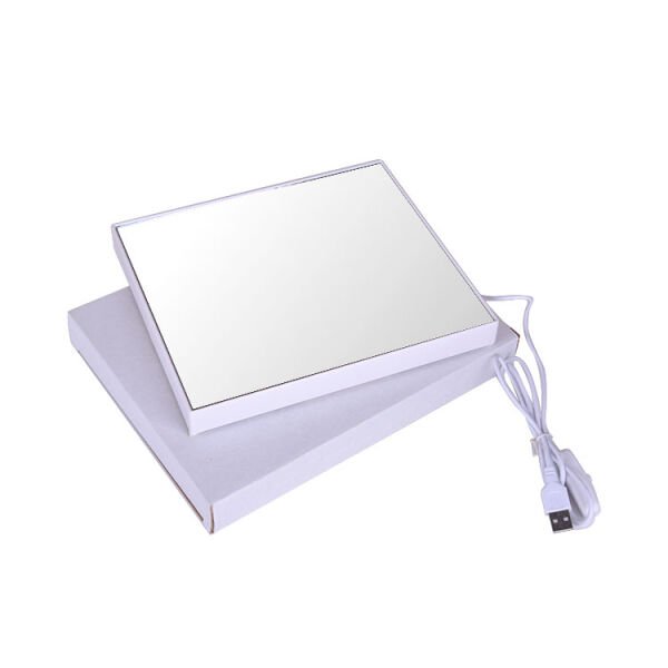 2 Fotoğraflı Sihirli Led Ayna Fotoğraf Çerçevesi 21x18 cm