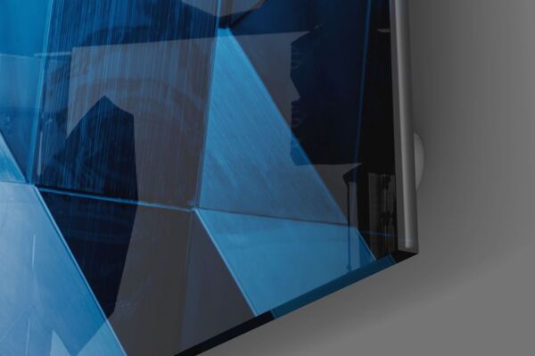 Mimari Geometrik Şekiller Cam Tablo