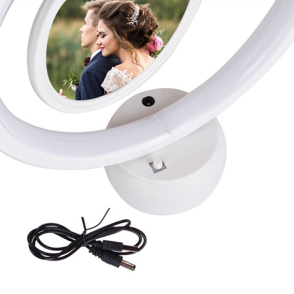 Led Işıklı Yuvarlak Fotoğraf Çerçevesi 20x24 cm