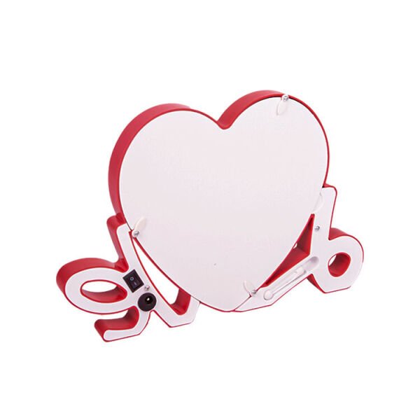 Sihirli Led Ayna Fotoğraf Çerçevesi (Love) 24x16 cm