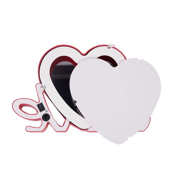 Sihirli Led Ayna Fotoğraf Çerçevesi (Love) 24x16 cm
