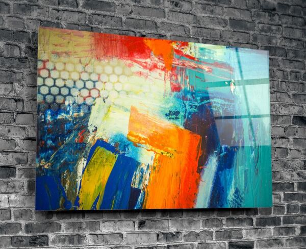 Soyut Cam Tablo No:1025