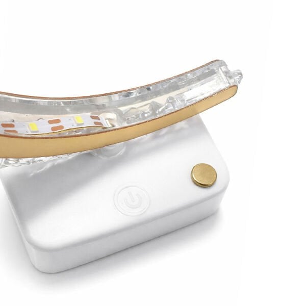 Ledli Kristal Hilal Fotoğraf Çerçevesi 21x25 cm