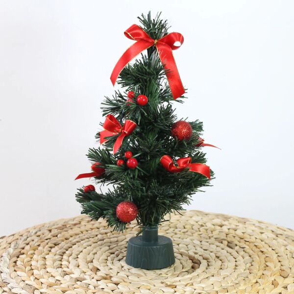 Yılbaşı Çam Ağacı Fiber Led Işıklı 35 cm