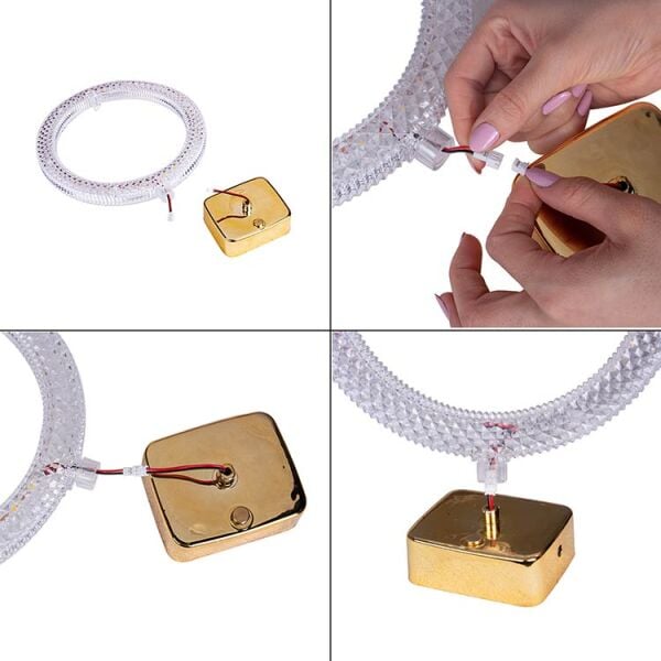 Led Işıklı Kalpli Fotoğraf Çerçevesi 22x26 cm