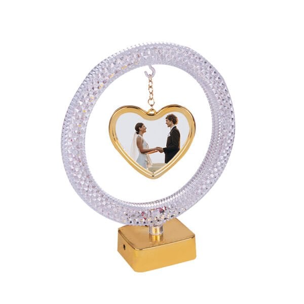 Led Işıklı Kalpli Fotoğraf Çerçevesi 22x26 cm