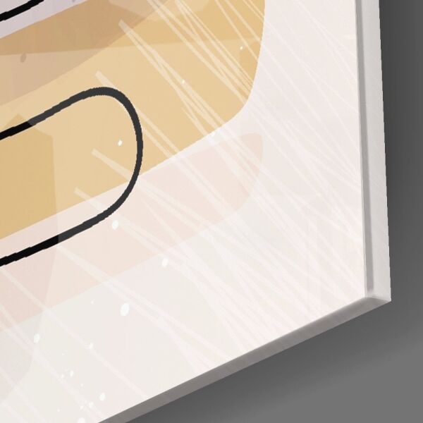 Soyut Şekiller Cam Tablo No:2082