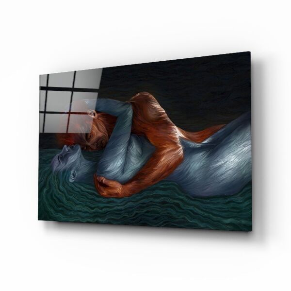 Su ve Ateş Cam Tablo