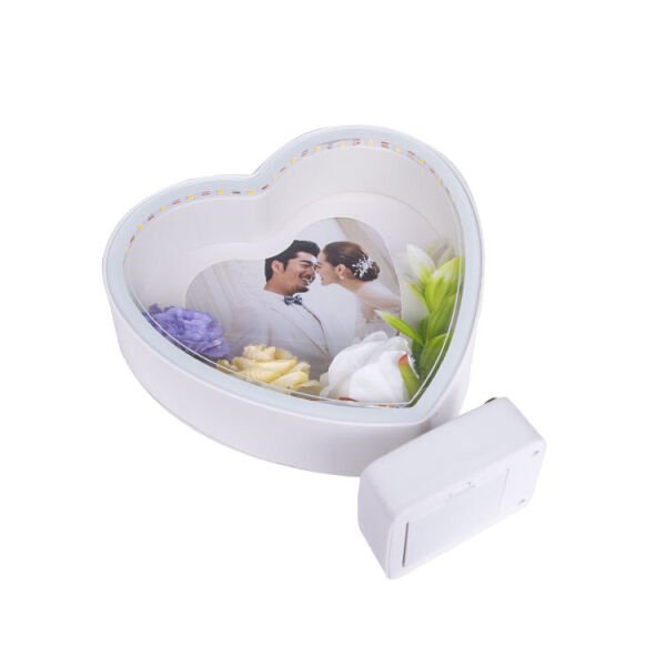 Led Işıklı Güllü Fotoğraf Çerçevesi 20x23 cm