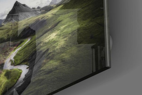 Yeşil Vadi Cam Tablo