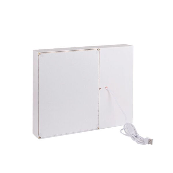 3D Led Işıklı Ayıcıklı Fotoğraf Çerçevesi 28x23 cm