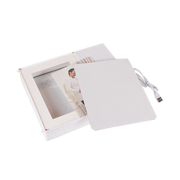 3D Led Işıklı Ayıcıklı Fotoğraf Çerçevesi 28x23 cm