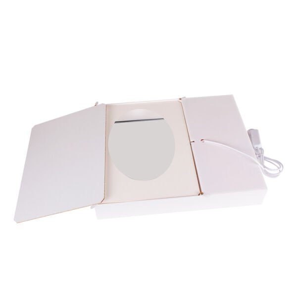 3D Led Işıklı Güllü Ayıcıklı Fotoğraf Çerçevesi 28x23 cm