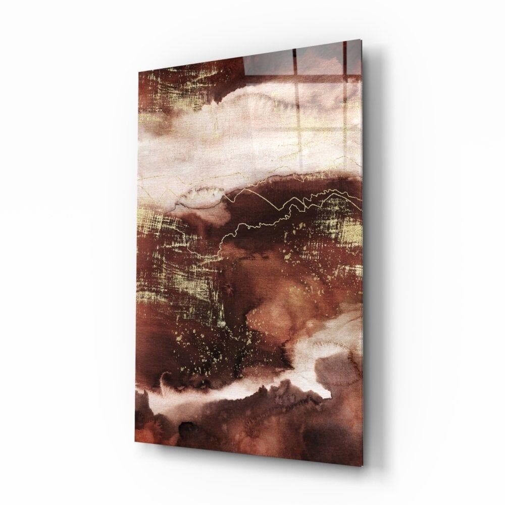 Abstract Toprak Cam Tablo