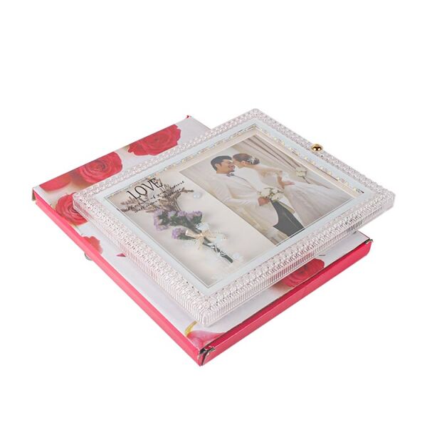 Ledli Çiçekli Fotoğraf Çerçevesi 27x22 cm