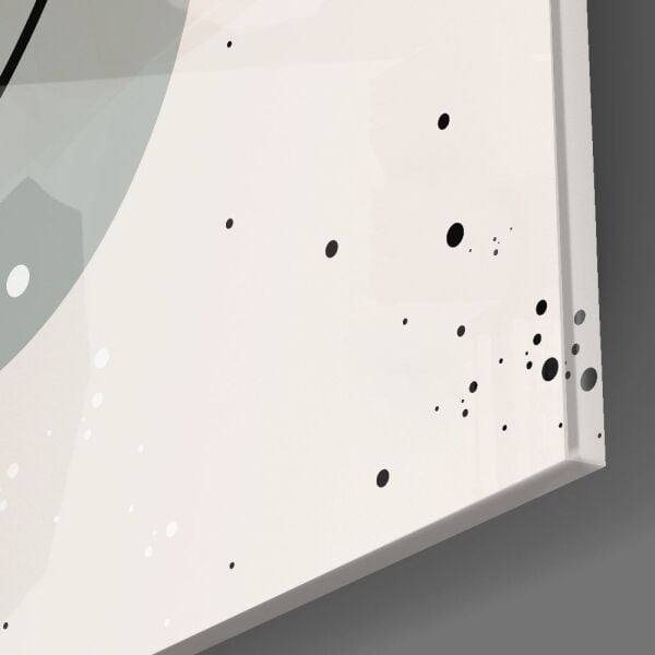 Soyut Şekiller Cam Tablo No:2080