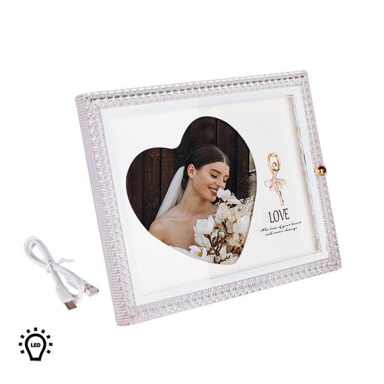 Ledli Balerin Fotoğraf Çerçevesi 27x22 cm