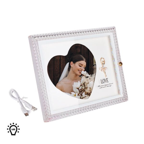 Ledli Balerin Fotoğraf Çerçevesi 27x22 cm