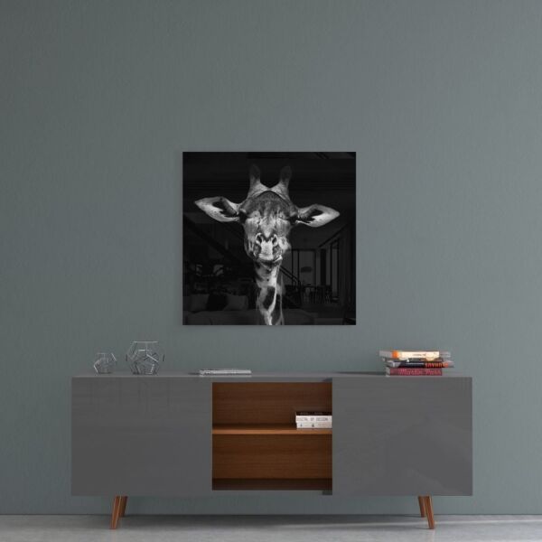 Zürafa Cam Tablo No:2062