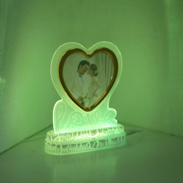 Led Işıklı Renk Değiştiren Mıknatıslı Fotoğraf Çerçevesi 16x20 cm