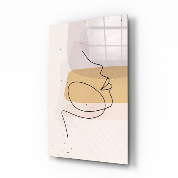 Soyut Şekiller Cam Tablo No:2079