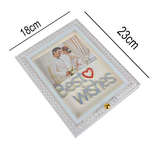 Ledli Best Wishes Fotoğraf Çerçevesi 18x23 cm