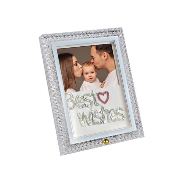 Ledli Best Wishes Fotoğraf Çerçevesi 18x23 cm