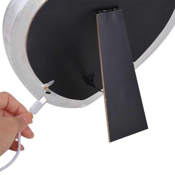 Ledli Kristal Kalpli Fotoğraf Çerçevesi 23x23 cm