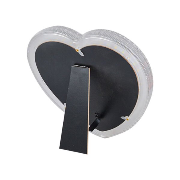 Ledli Kristal Kalpli Fotoğraf Çerçevesi 23x23 cm