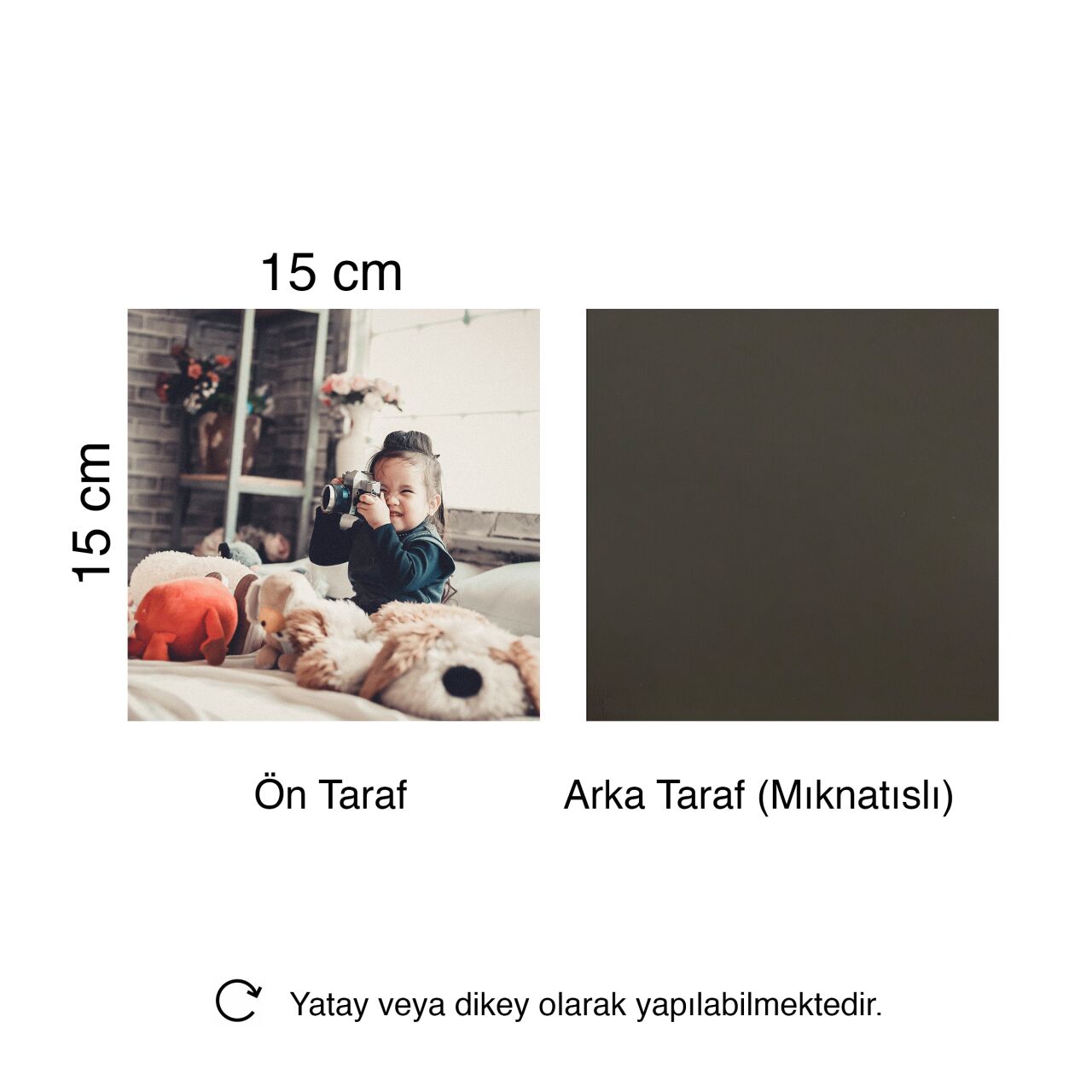 Foto Magnet 15x15 cm - 10 Adet