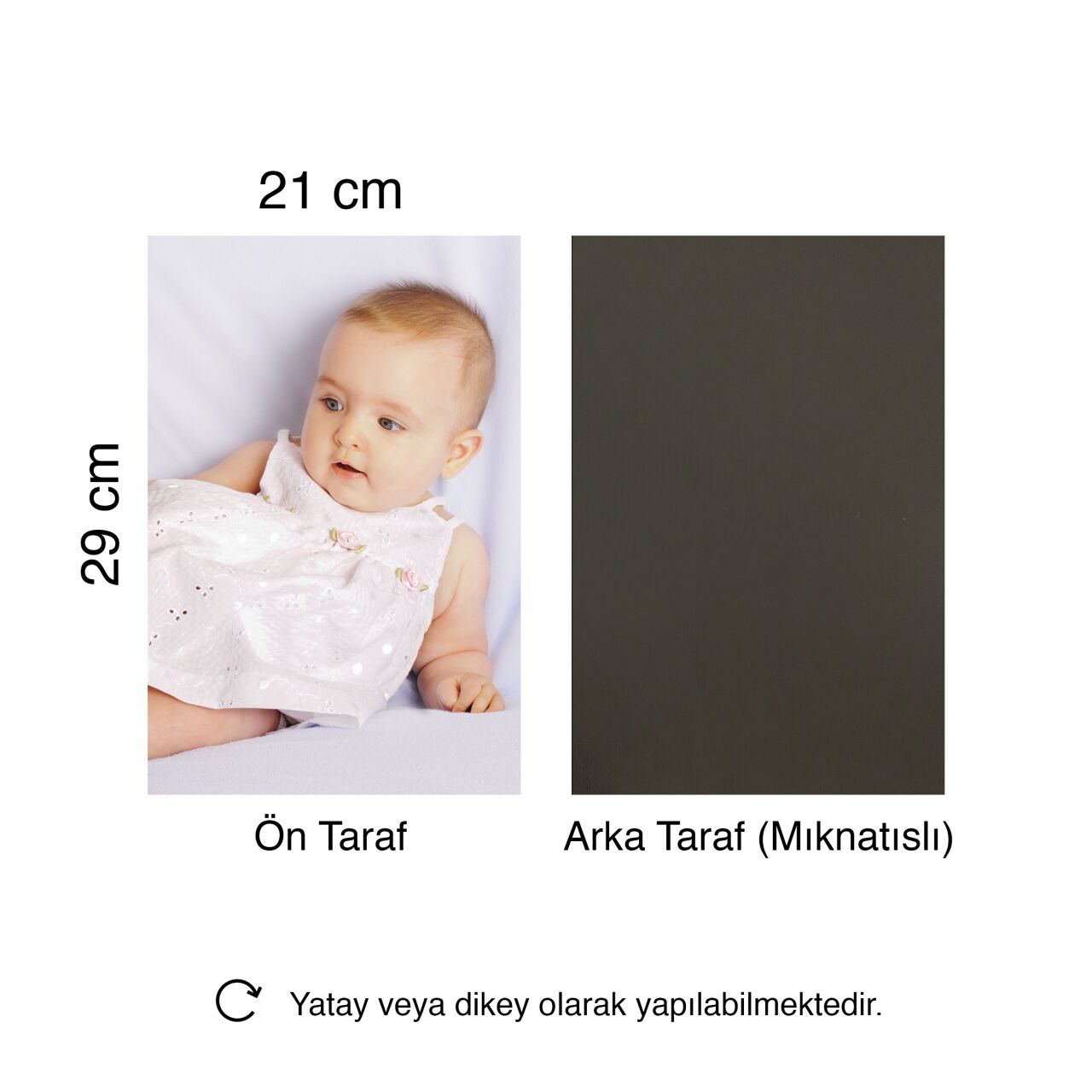 Foto Magnet 21x29 cm (A4) - 3 Adet