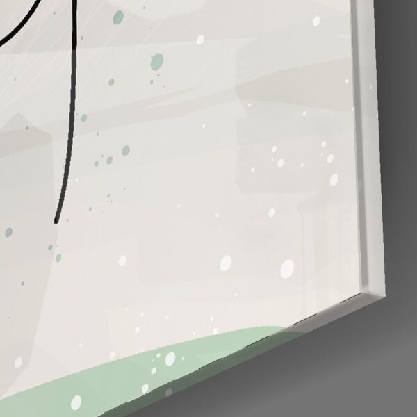 Soyut Şekiller Cam Tablo No:2075