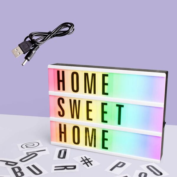 Kişiye Özel Büyük Boy RGB Işıklı Pano (Lightbox)