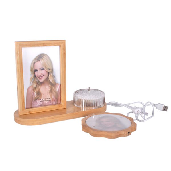 Ledli Dönen Fotoğraf Çerçevesi Papatya 24x18 cm