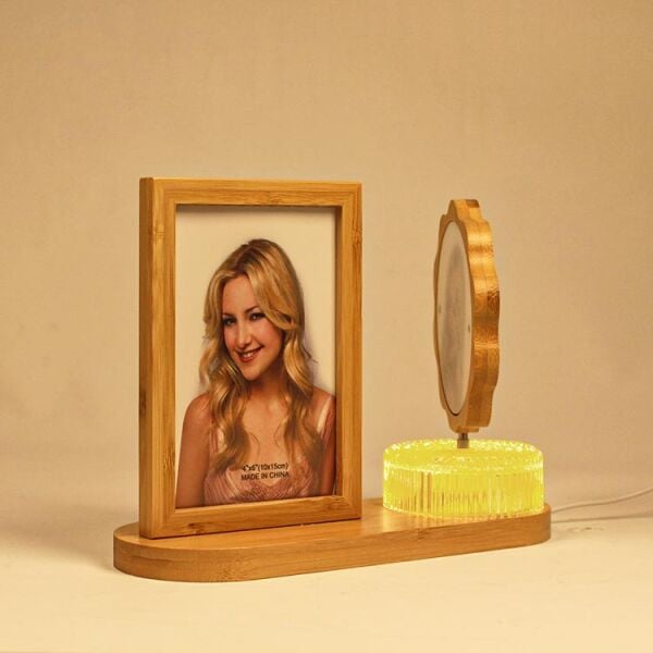 Ledli Dönen Fotoğraf Çerçevesi Papatya 24x18 cm