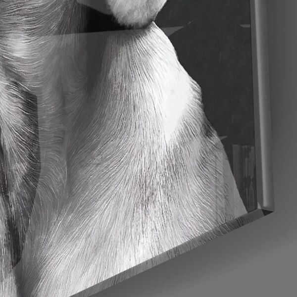 Masum Köpek Cam Tablo