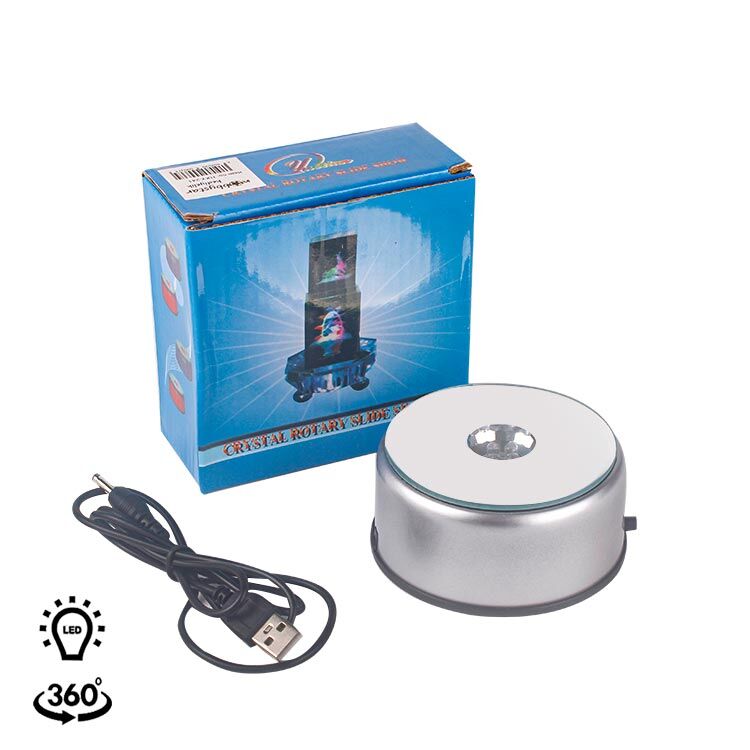 Led Işıklı Dönen Stand 8 cm